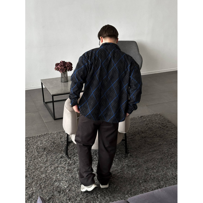 Oversize сорочка в клітинку