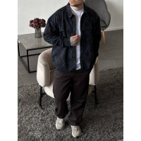 Oversize сорочка в клітинку