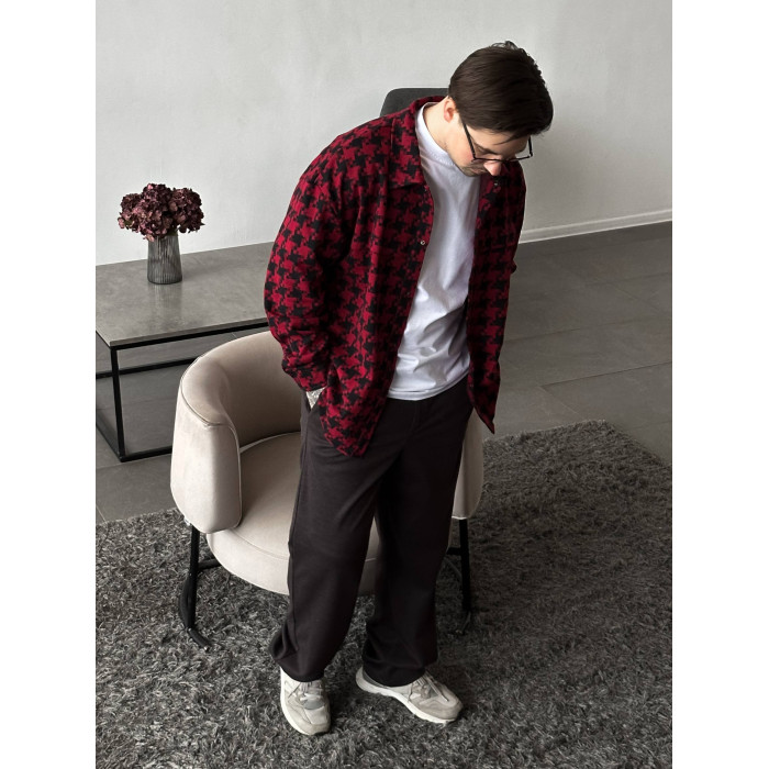 Картата oversize сорочка