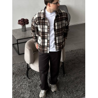 Oversize сорочка в клітинку
