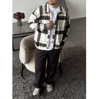 Oversize сорочка в клітинку