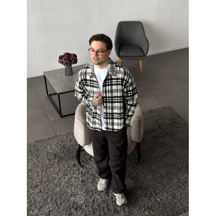 Oversize сорочка в клітинку
