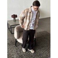 Oversize сорочка в клітинку