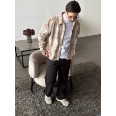 Oversize сорочка в клітинку