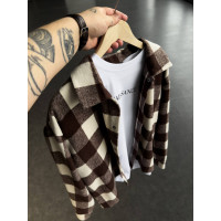 Oversize сорочка в клітинку