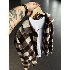 Oversize сорочка в клітинку