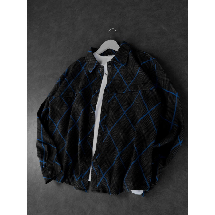 Oversize сорочка в клітинку