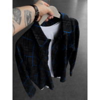 Oversize сорочка в клітинку