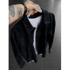 Oversize сорочка в клітинку
