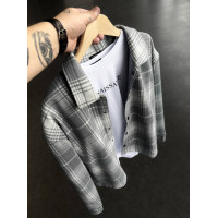 Oversize сорочка в клітинку