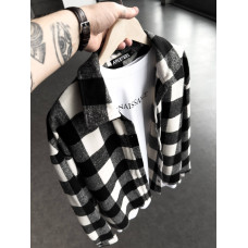 Oversize сорочка в клітинку
