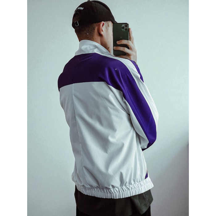 Oversize вітровка з акцентними вставками