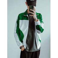 Oversize вітровка з акцентними вставками