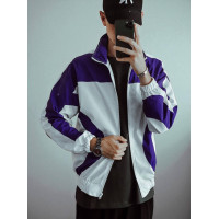 Oversize вітровка з акцентними вставками