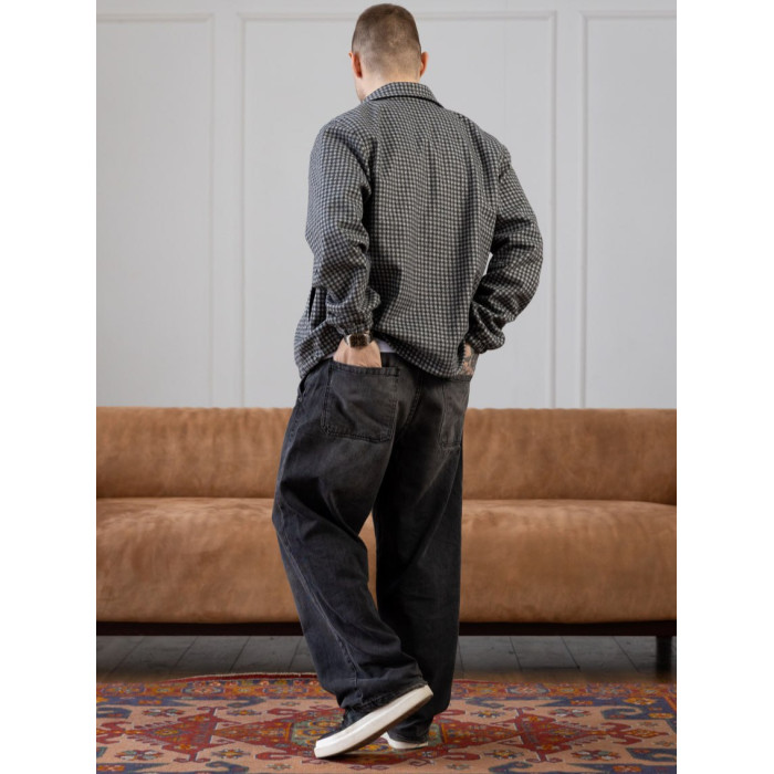 Oversize бомбер у клітинку