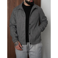 Oversize бомбер у клітинку