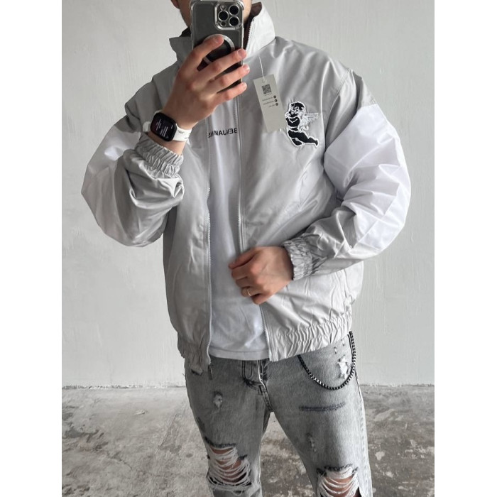 Oversize бомбер з вишивкою