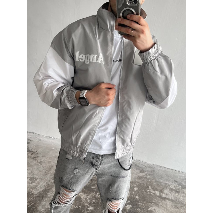 Oversize бомбер з вишивкою