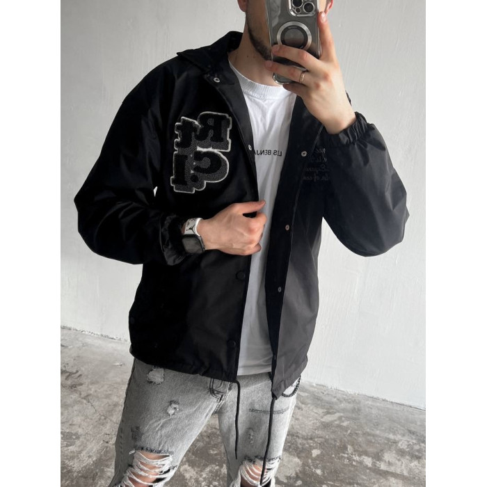 Oversize бомбер з вишивкою