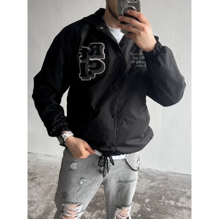 Oversize бомбер з вишивкою
