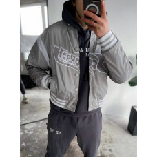 Oversize бомбер з вишивкою