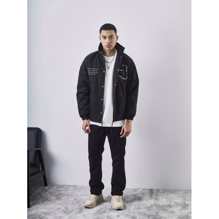 Oversize бомбер з вишивкою