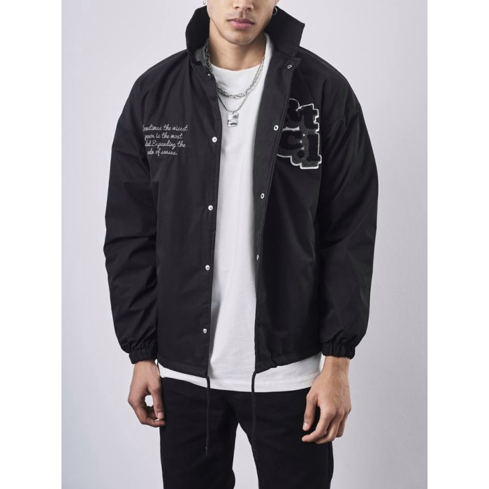 Oversize бомбер з вишивкою