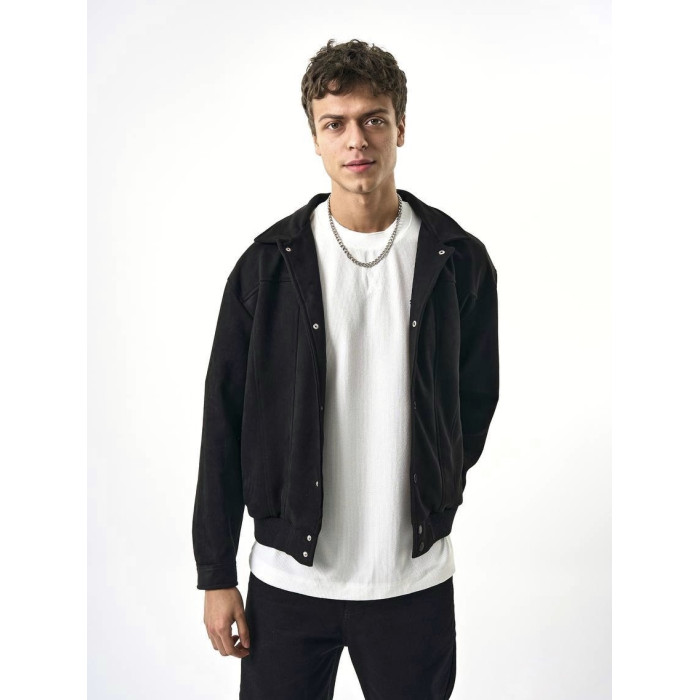 Замшевий бомбер oversize