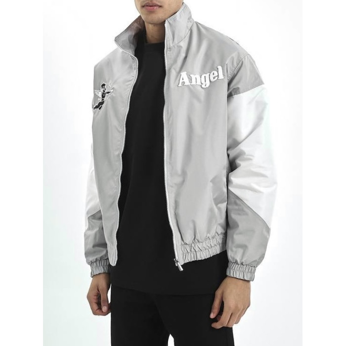 Oversize бомбер з вишивкою