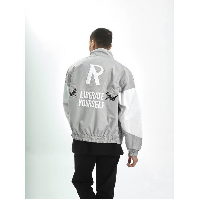 Oversize бомбер з вишивкою
