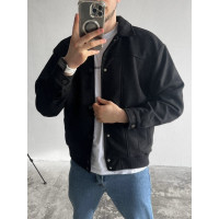 Замшевий бомбер oversize
