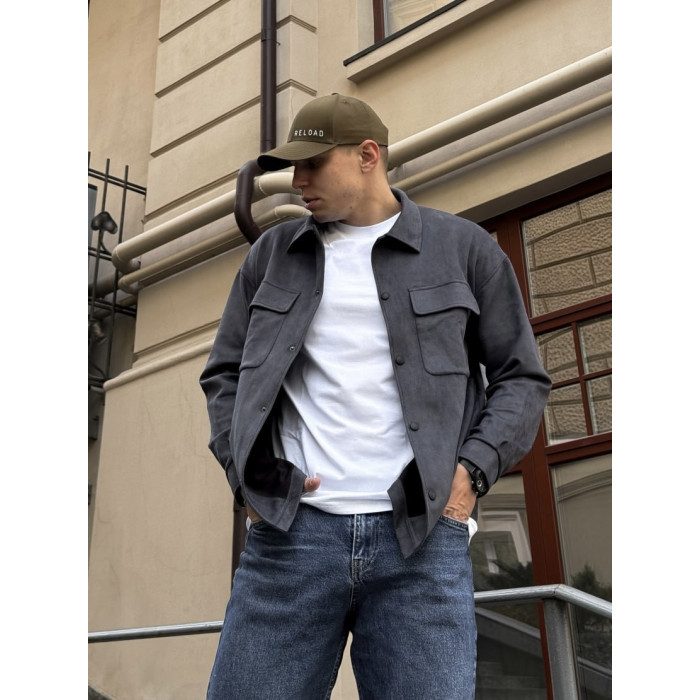 Замшева цупка сорочка