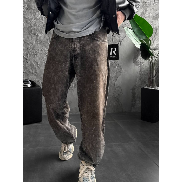 Джинси Baggy з вивареним ефектом