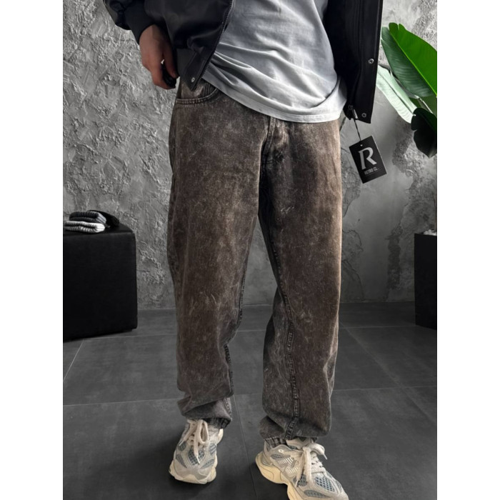 Джинси Baggy з вивареним ефектом