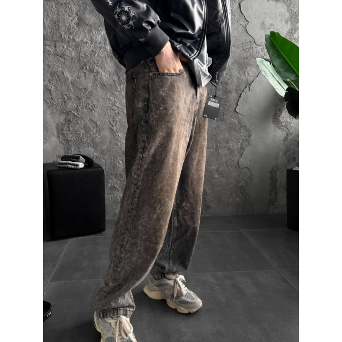 Джинси Baggy з вивареним ефектом