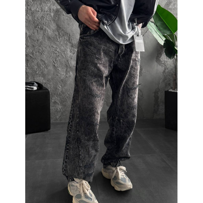 Джинси Baggy з вивареним ефектом