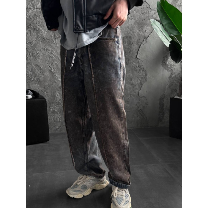 Джинси Baggy з вивареним ефектом