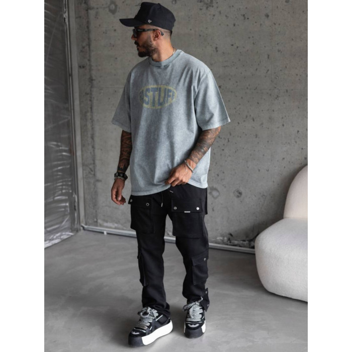 Oversize футболка з принтом