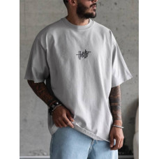 Oversize футболка з принтом