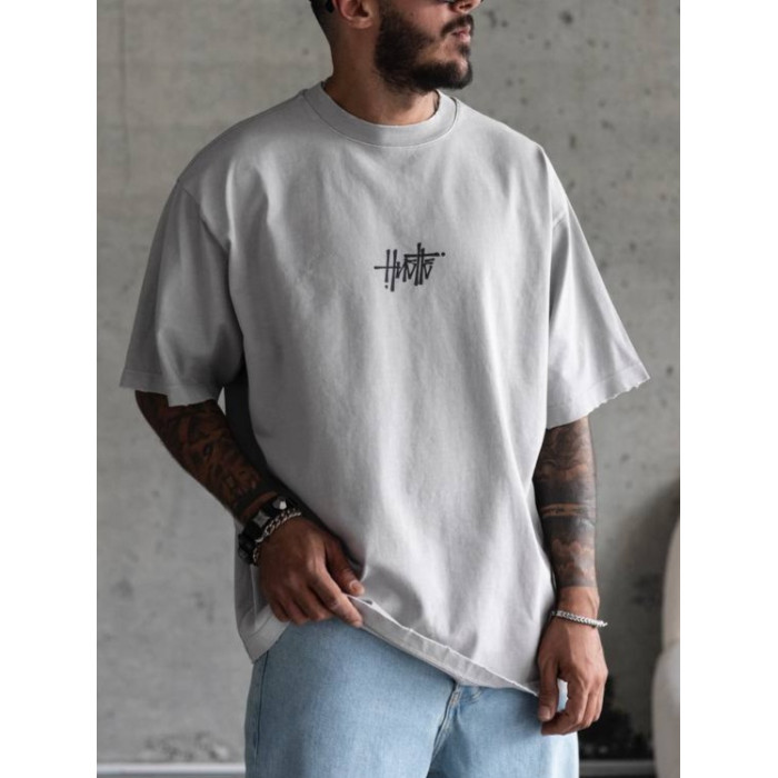Oversize футболка з принтом