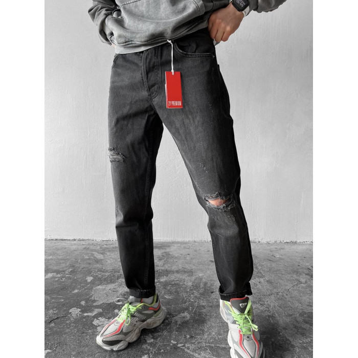 Джинси Regular Fit з подертостями