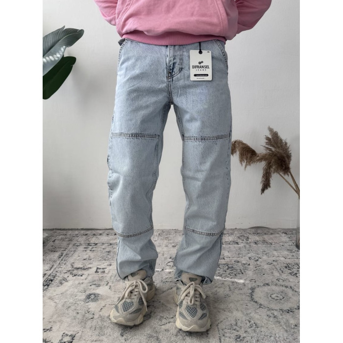 Джинси Baggy з принтом