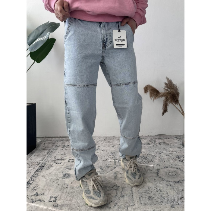 Джинси Baggy з принтом