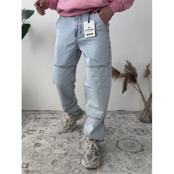 Джинси Baggy з принтом