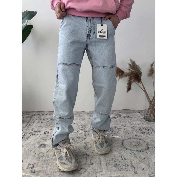 Джинси Baggy з принтом