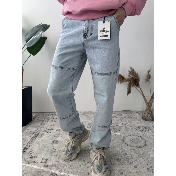 Джинси Baggy з принтом