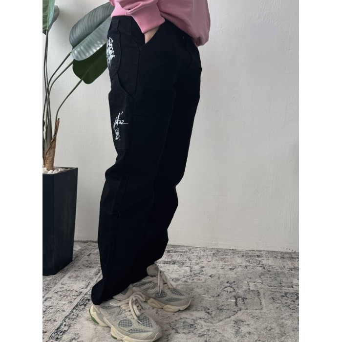 Джинси Baggy з принтом
