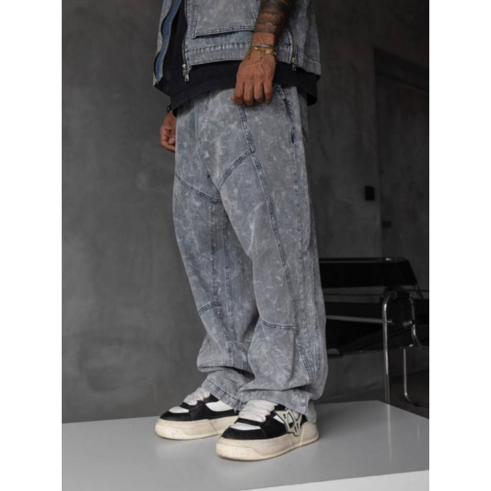 Джинси Baggy з акцентними швами