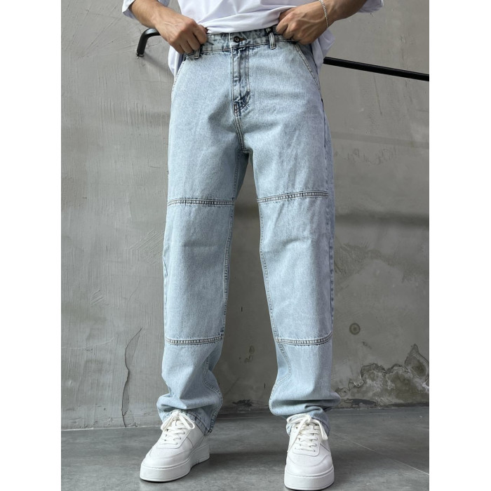 Джинси Baggy з принтом