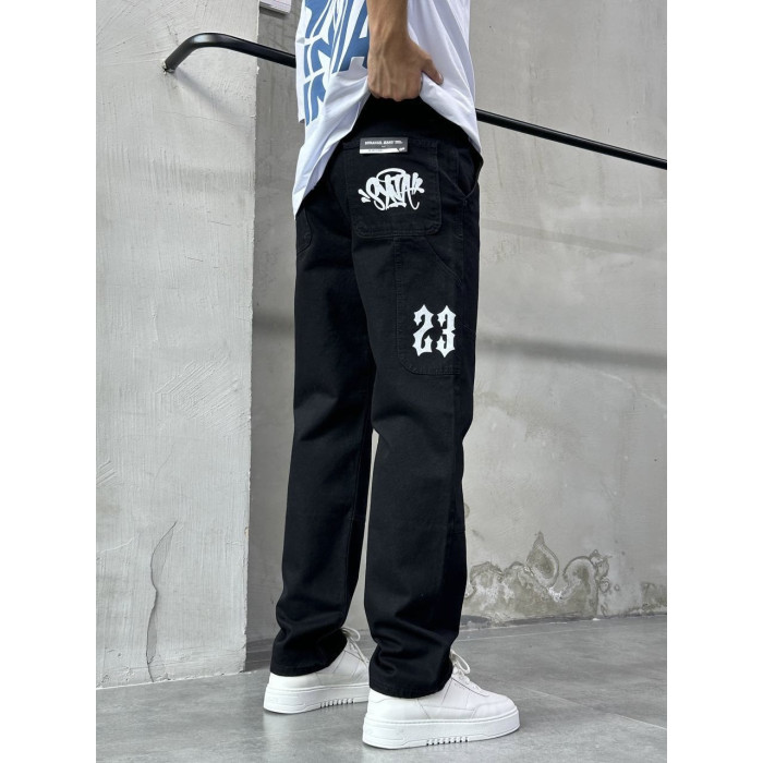 Джинси Baggy з принтом